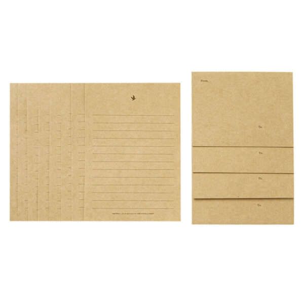 kraft mini stationery