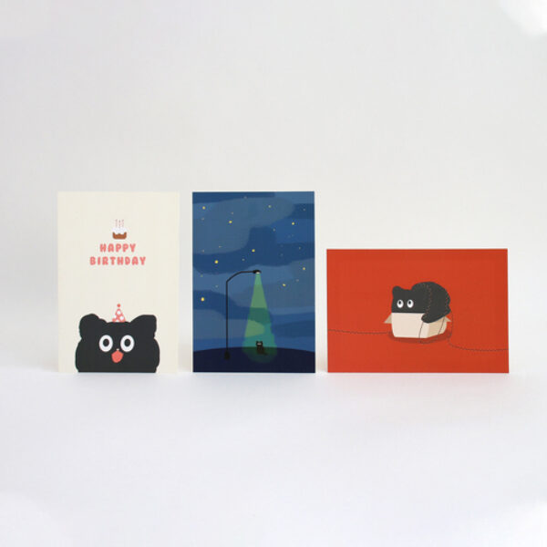 Stray cat Tangi stray cat sponsorship goods emotional illustration postcard