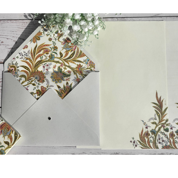 Silver Flower Letter