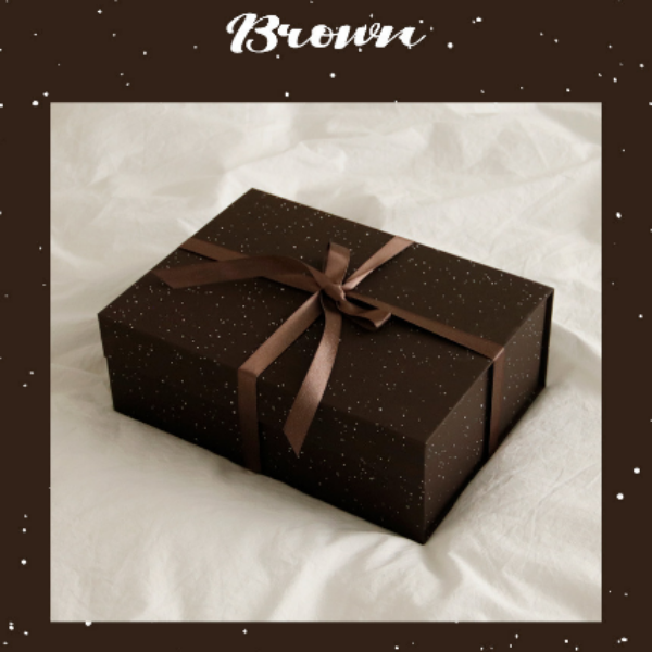 Ink splash folding package (Brown)