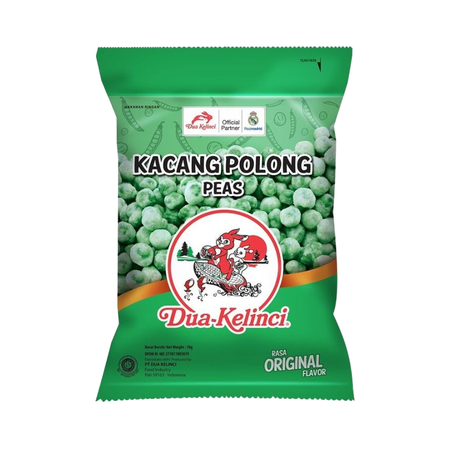 Dua Kelinci Kacang Polong Peas 65g