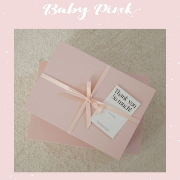 Ink splash folding package (Baby Pink)