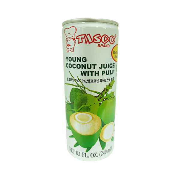 TASCO Coconut Juice 240ml 1Pack6