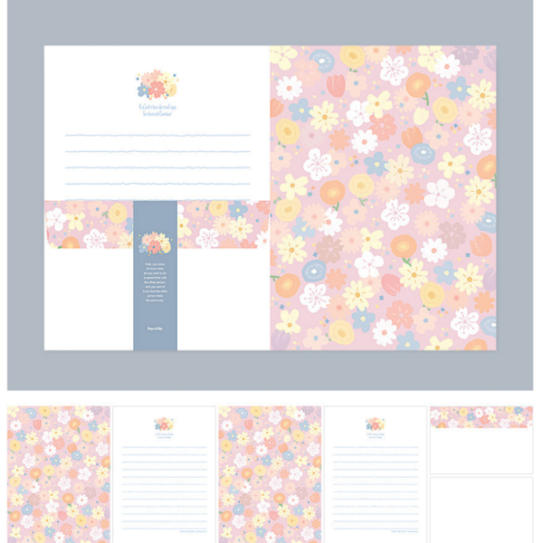 Urban Flower Letter (Pink)