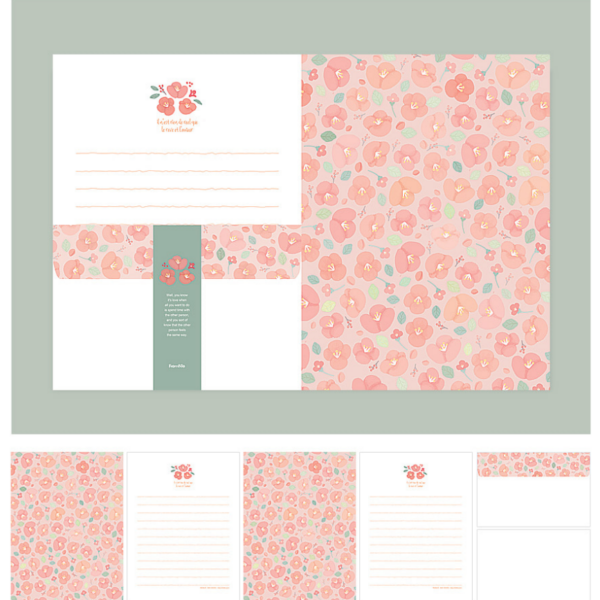 Urban Flower Letter (Red)