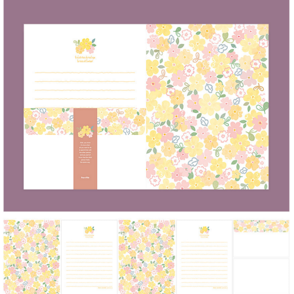 Urban Flower Letter (Yellow)