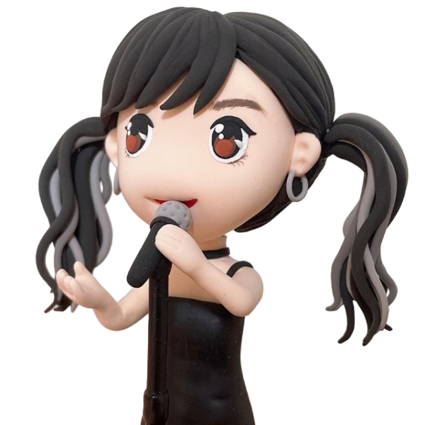 Cartoon-style clay figures