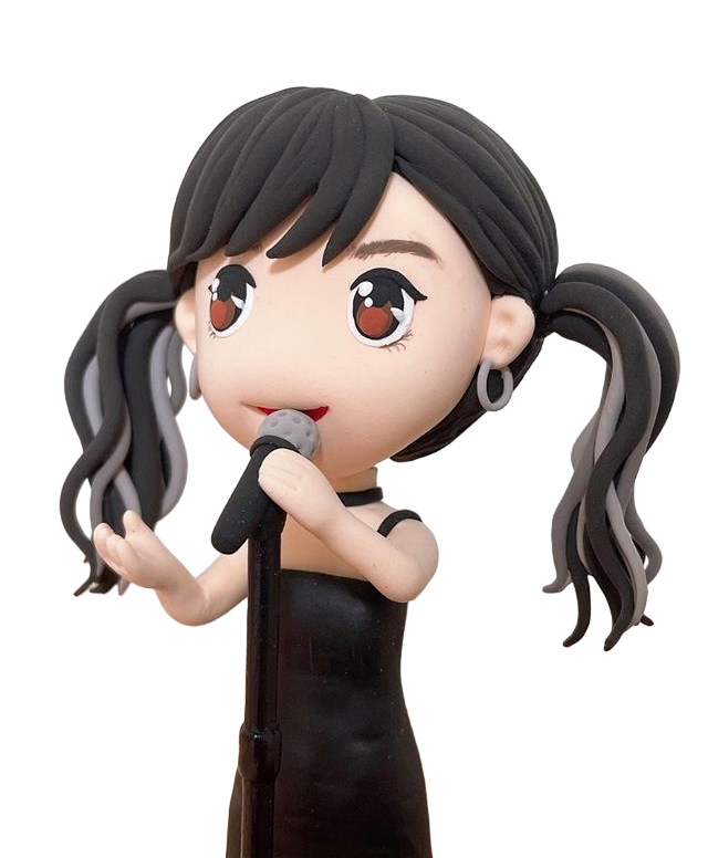 Cartoon-style clay figures