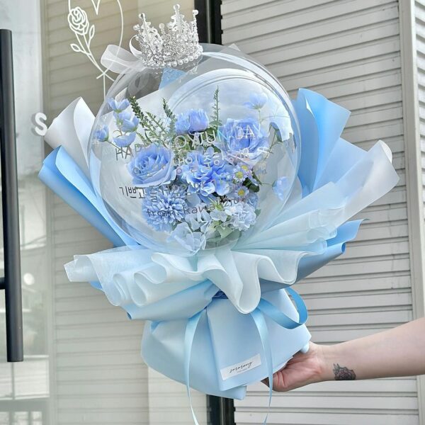 Flower Balloon – SkyBlue