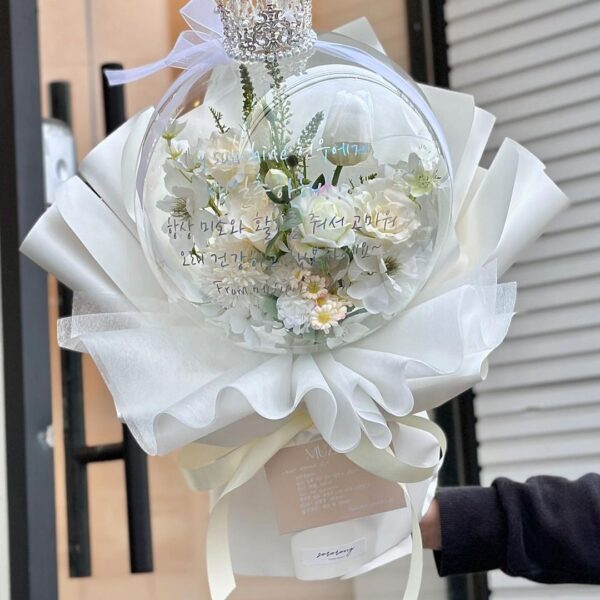 Flower Balloon – White